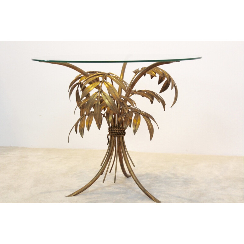 Vintage palm Tree Coffee Table by Hans Kögl -1970s