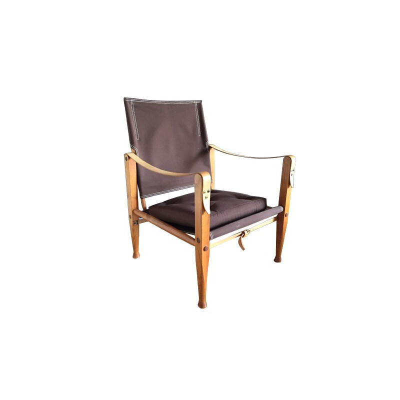 Pair of safari armchairs, Kaare KLINT - 1960s