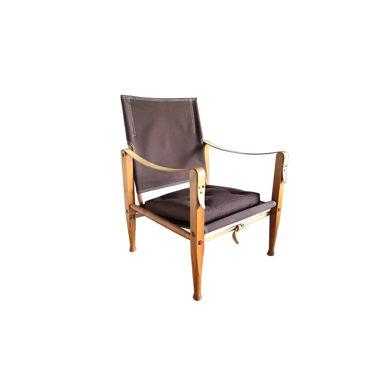 Paire de fauteuils safaris en tissu, Kaare KLINT - années 60