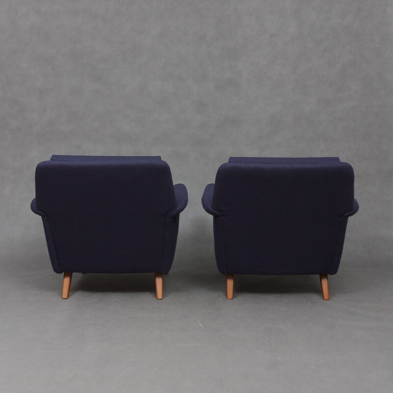 Pair of easy chairs by Folke Ohlsson for Fritz Hansen - 1960s