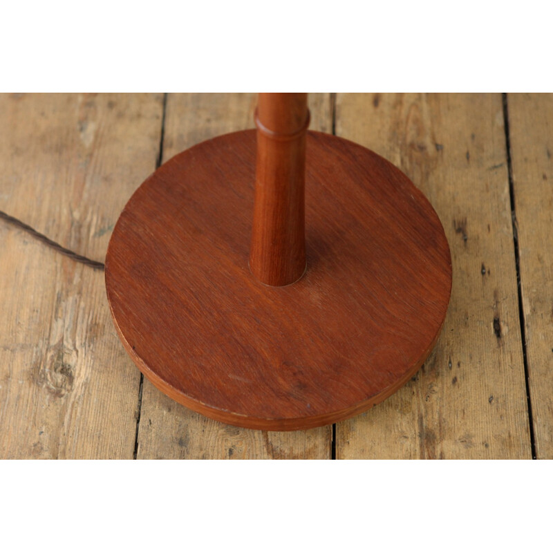 Vintage Danish Teak Floor Lamp - 1960s