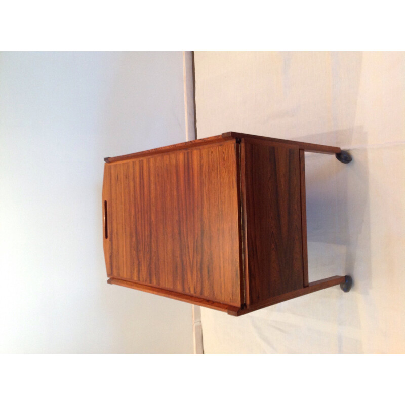 Rio Rosewood Serving Table on Wheels by ARTIE - 1960s