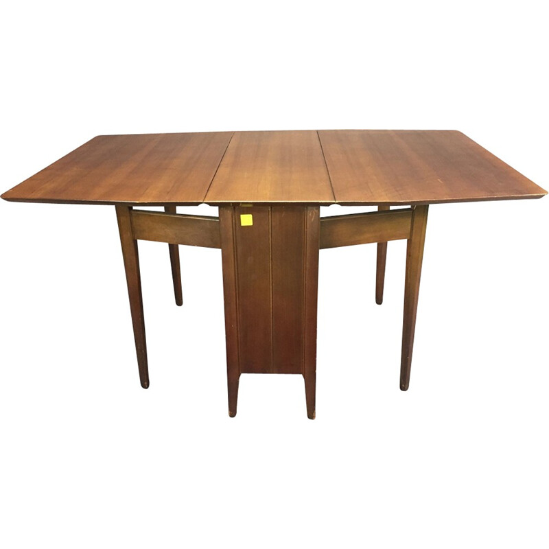 Gateleg walnut table - 1970s