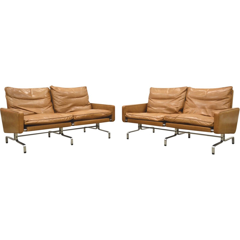 2 Poul Kjaerholm PK31 Sofa by E. Kold Christensen - 1970s