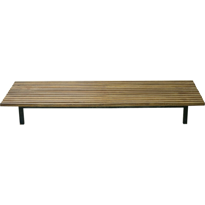 Vintage french bench by Charlotte Perriand - 1950s