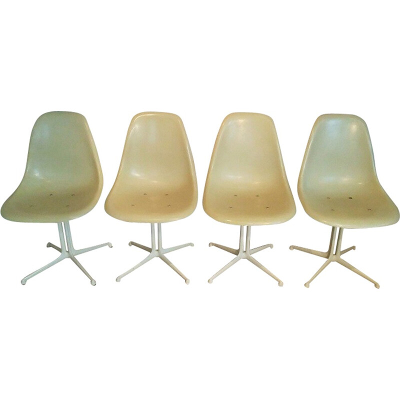 Set of 4 "La Fonda" chairs by Eames for Herman Miller - 1960s