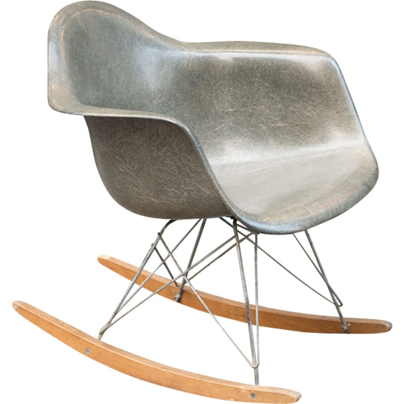 Rocking chair vintage par Charles & Ray Eames pour Herman Miller - 1950
