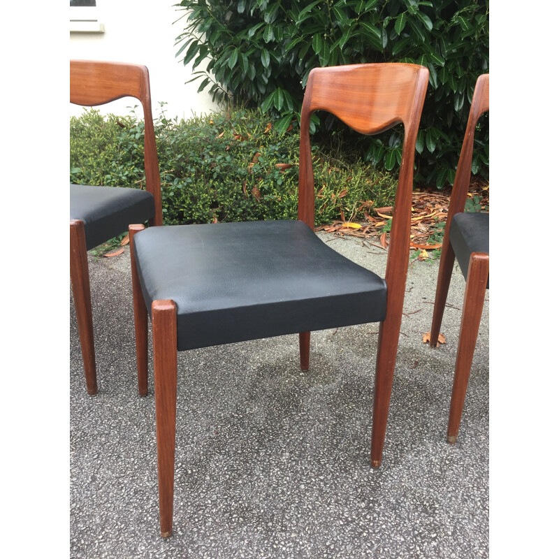 Suite de 6 Chaises vintage de Niels o Moller - 1960