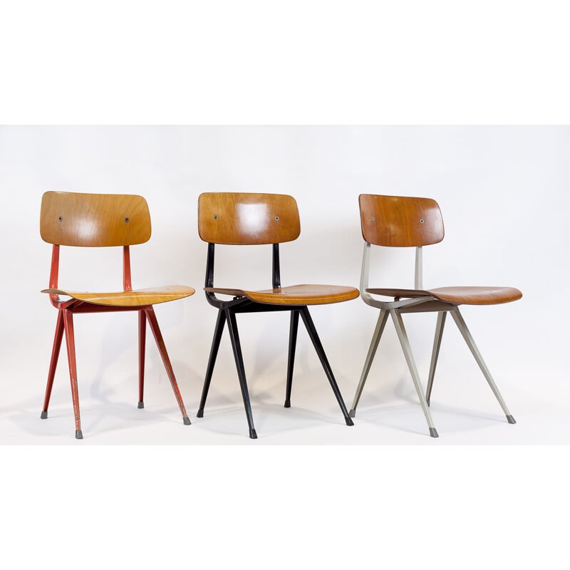 Set of 3 chairs Friso Kramer, 1 st edition - 1950s