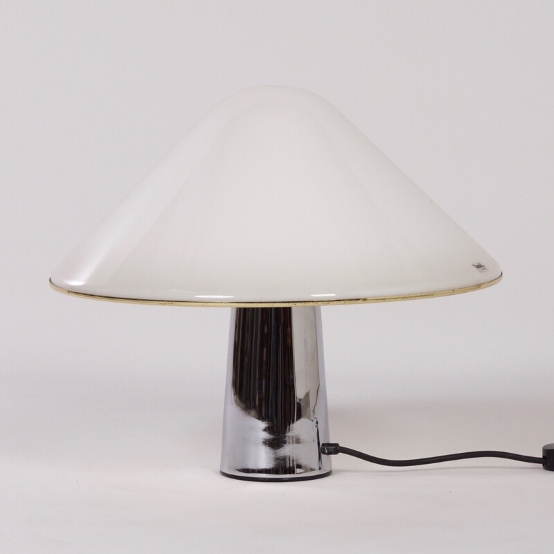 White Mushroom Lamp by Guzzini - 1970s