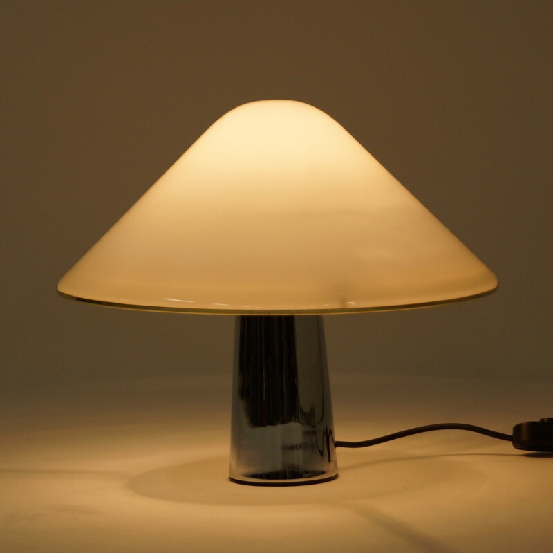 White Mushroom Lamp by Guzzini - 1970s