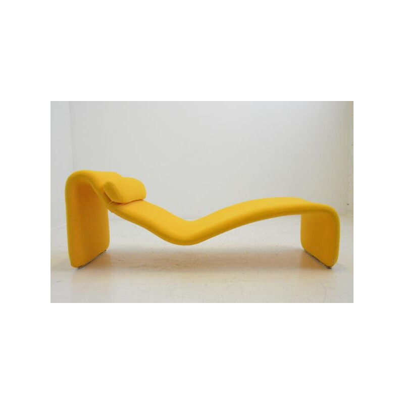 Chaise longue "Djinn" jaune d'Olivier Mourgue - 1960