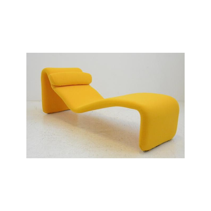 Chaise longue "Djinn" jaune d'Olivier Mourgue - 1960