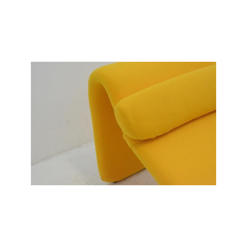 Yellow "Djinn" lounger by Olivier Mourgue - 1960s