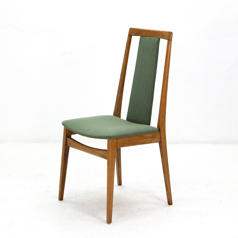 Set of 5 vintage dining chairs in beechwood - 1960s