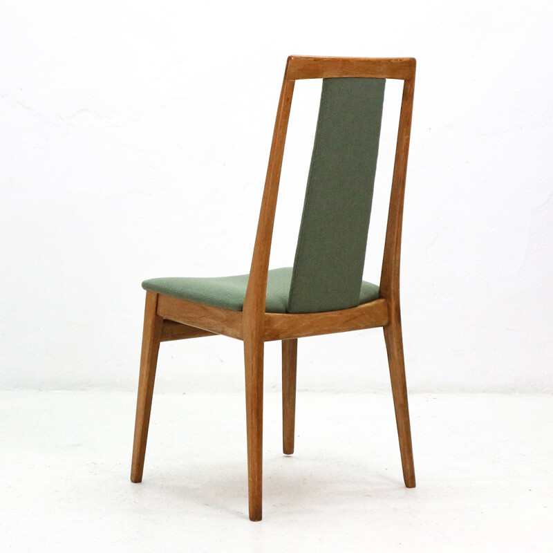 Set of 5 vintage dining chairs in beechwood - 1960s