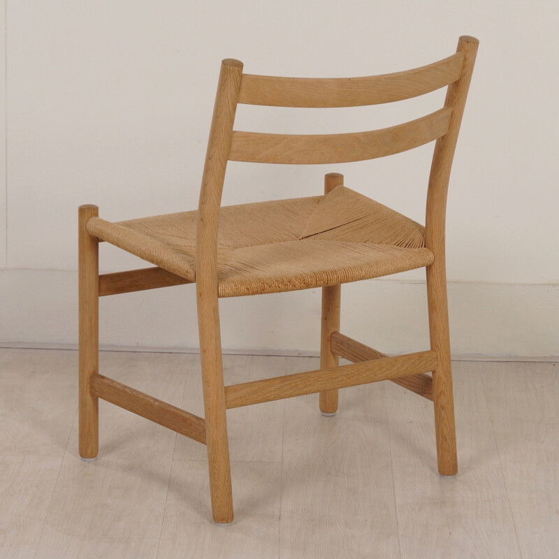 Ensemble à repas en chêne CH47 d'Hans Wegner et Table Møller - 1960