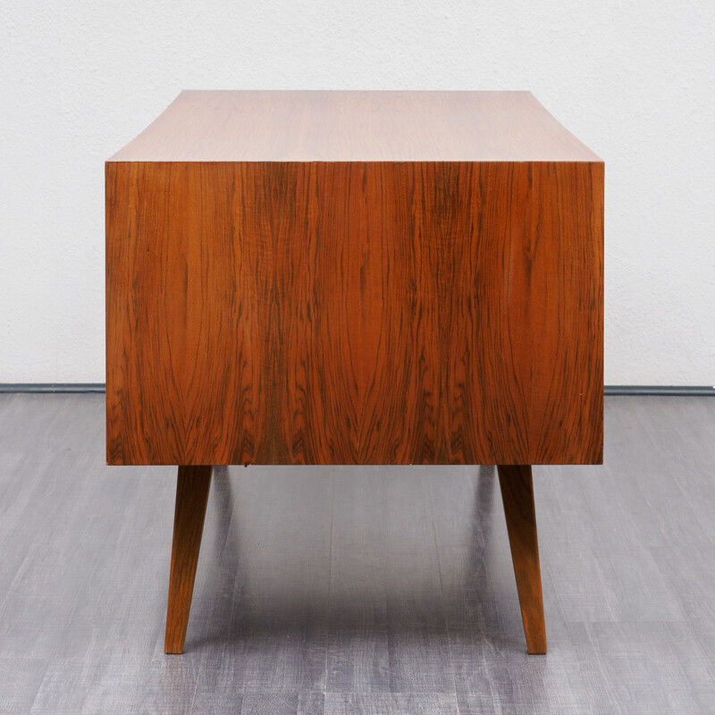 Vintage restored walnut desk - 1960s