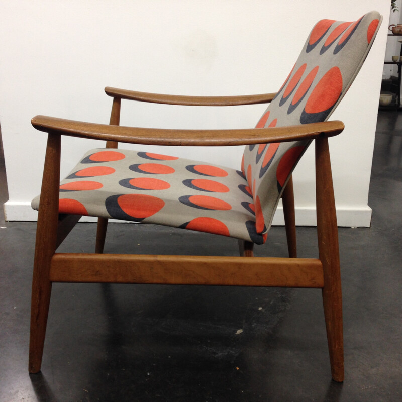 Vintage armchair by Finn Juhl for France and sons - 1960s