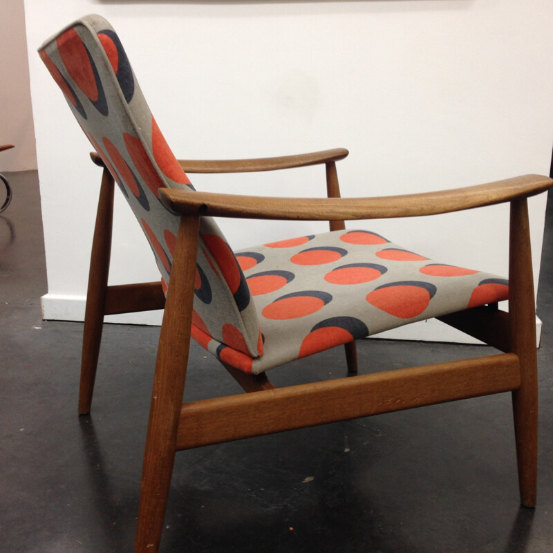 Vintage armchair by Finn Juhl for France and sons - 1960s