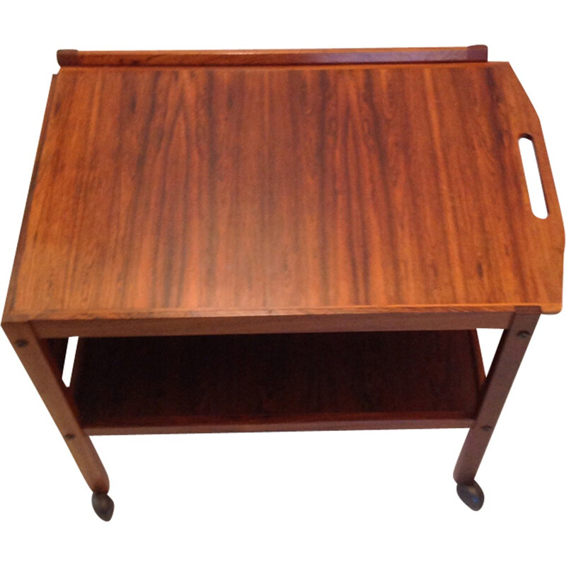 Rio Rosewood Serving Table on Wheels by ARTIE - 1960s