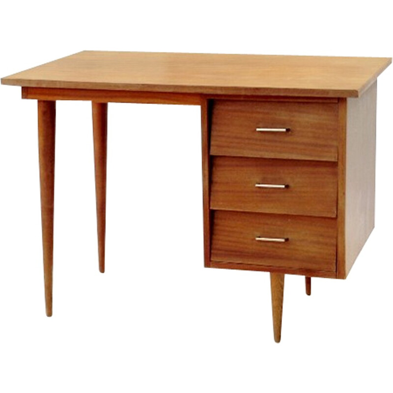 Vintage desk with 3 inclined tiroirs - 1960s