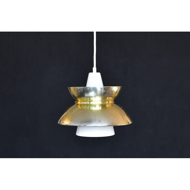 Brass pendant lamp "DooWop" by Louis Poulsen - 1970s