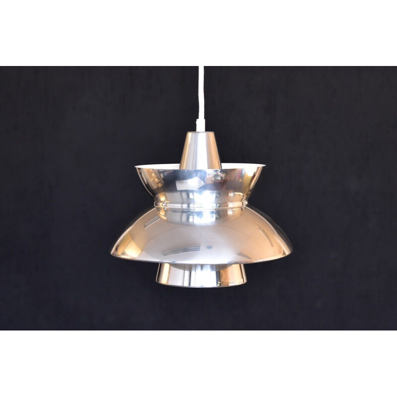 "DooWop" silver pendant lamp by Louis Poulsen - 1960s