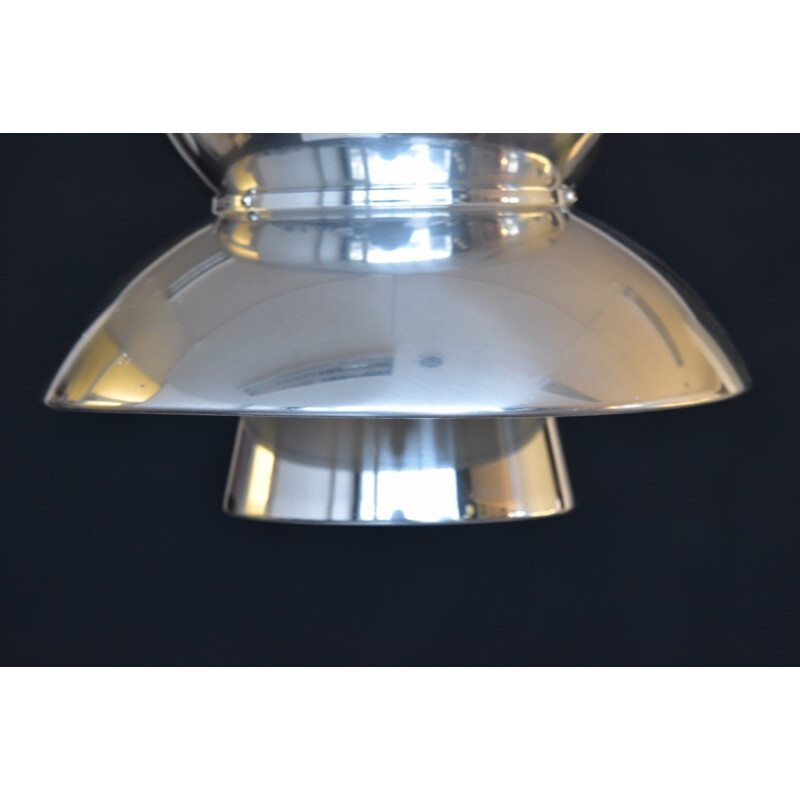 "DooWop" silver pendant lamp by Louis Poulsen - 1960s