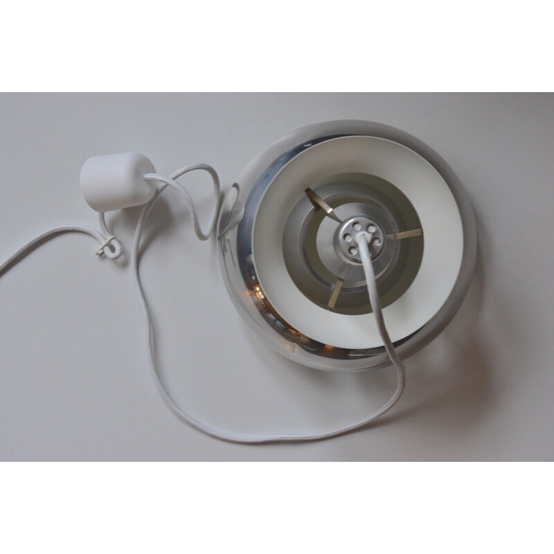 "DooWop" silver pendant lamp by Louis Poulsen - 1960s