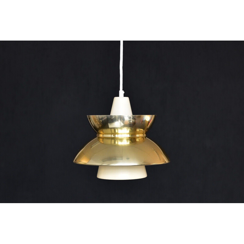 Brass Louis Poulsen pendant lamp "DooWop" - 1960s