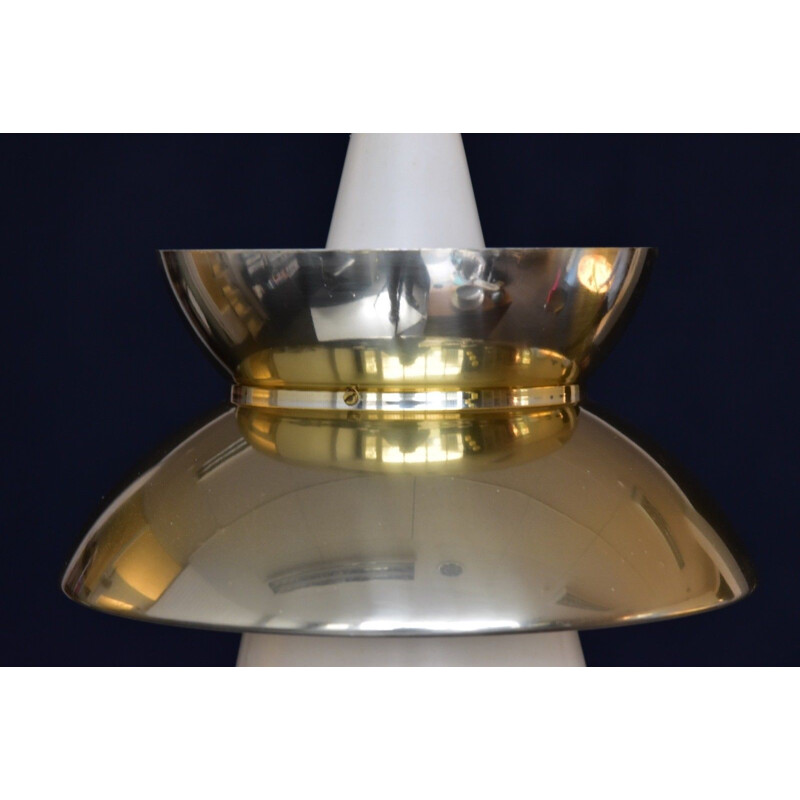 Brass Louis Poulsen pendant lamp "DooWop" - 1960s