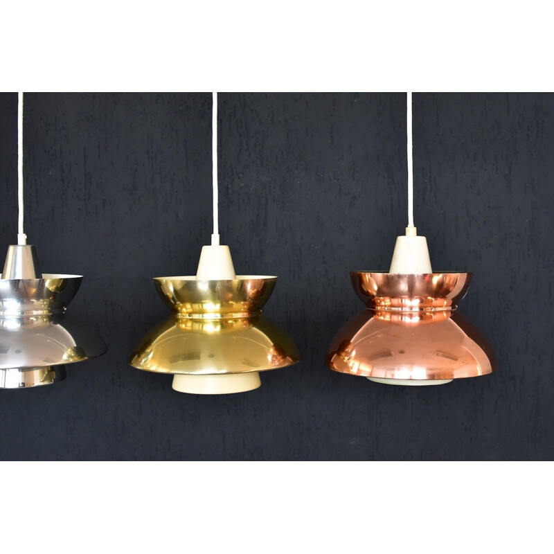 Copper Louis Poulsen pendant lamp "DooWop" - 1960s