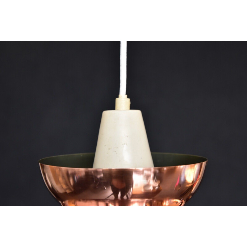 Copper Louis Poulsen pendant lamp "DooWop" - 1960s