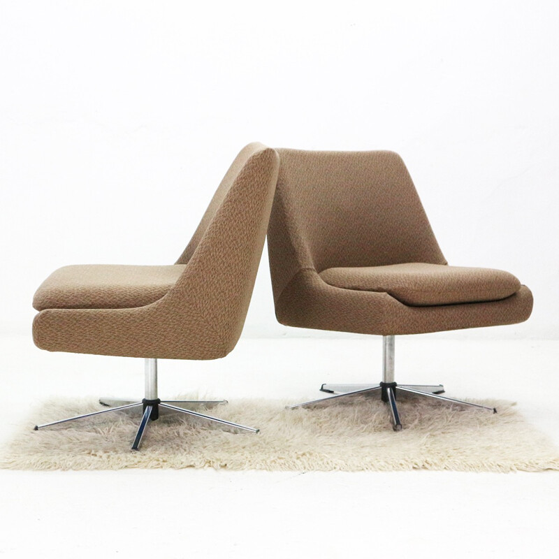 Vintage armchairs with original cover - 1960s