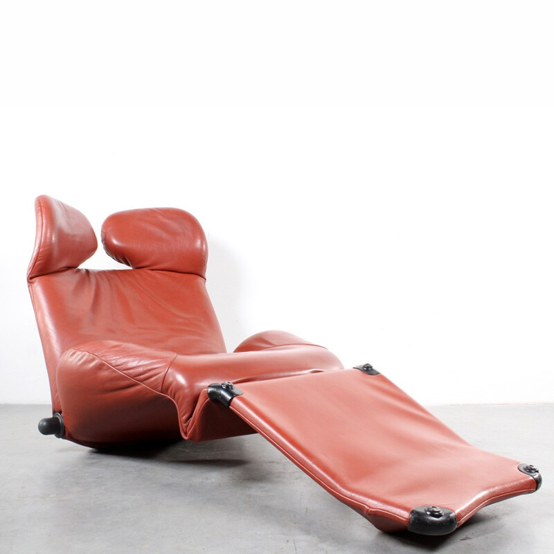 Wink armchair by Toshiyuji Kita for Cassina - 1980s 