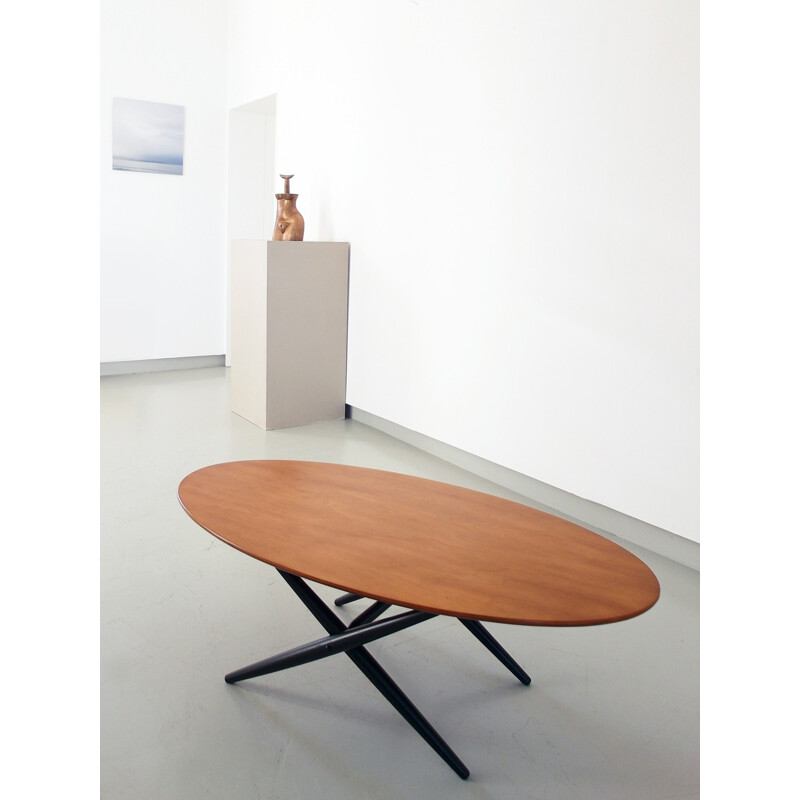 Early "Ovalette" coffe table by Ilmari Tapiovaara for Asko Oy Lahti, Finland - 1953