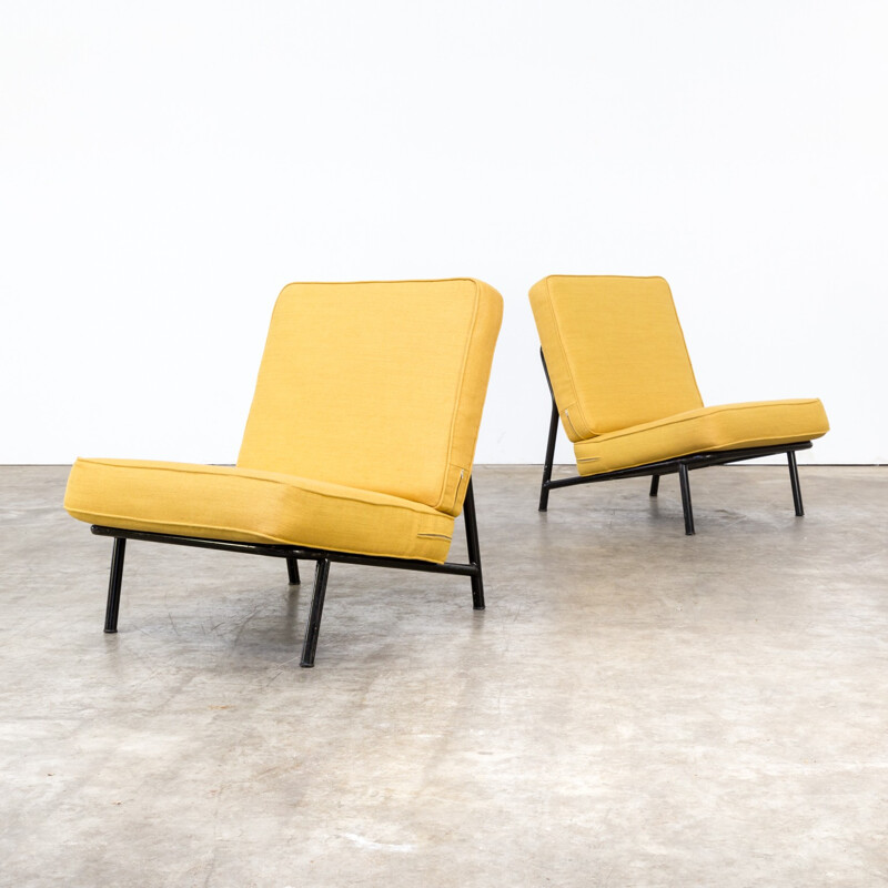 Pair of model '013' armchair by Alf Svensson pour Artifort Dux - 1950s