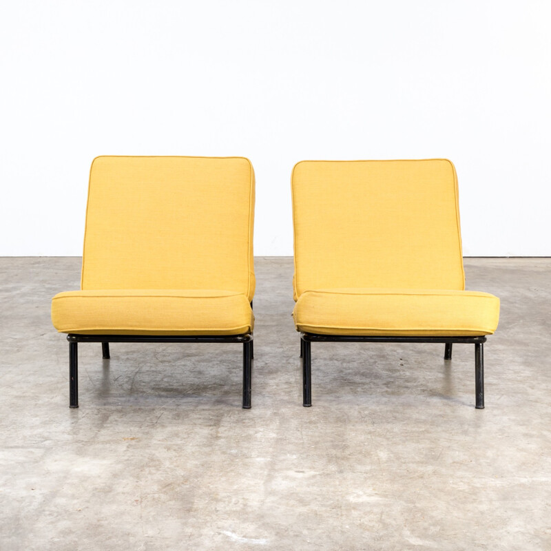 Pair of model '013' armchair by Alf Svensson pour Artifort Dux - 1950s