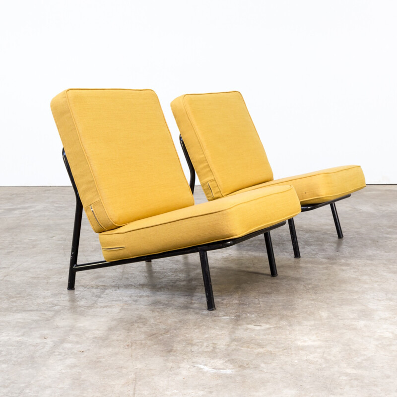 Pair of model '013' armchair by Alf Svensson pour Artifort Dux - 1950s