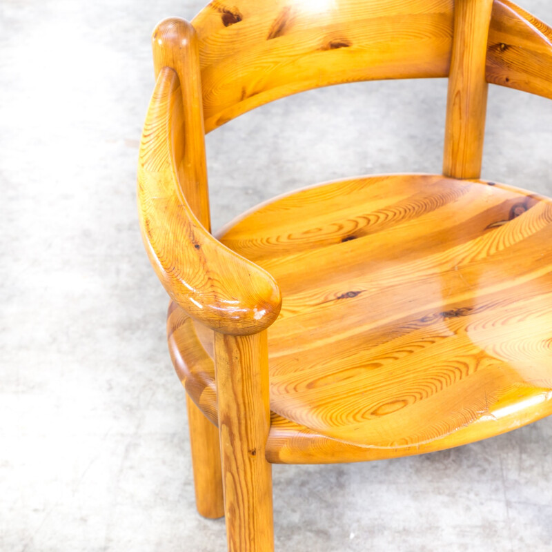 Set of 6 Pine dining chairs by  Rainer Daumiller - 1960s