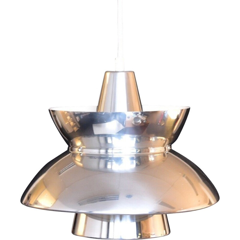 "DooWop" silver pendant lamp by Louis Poulsen - 1960s