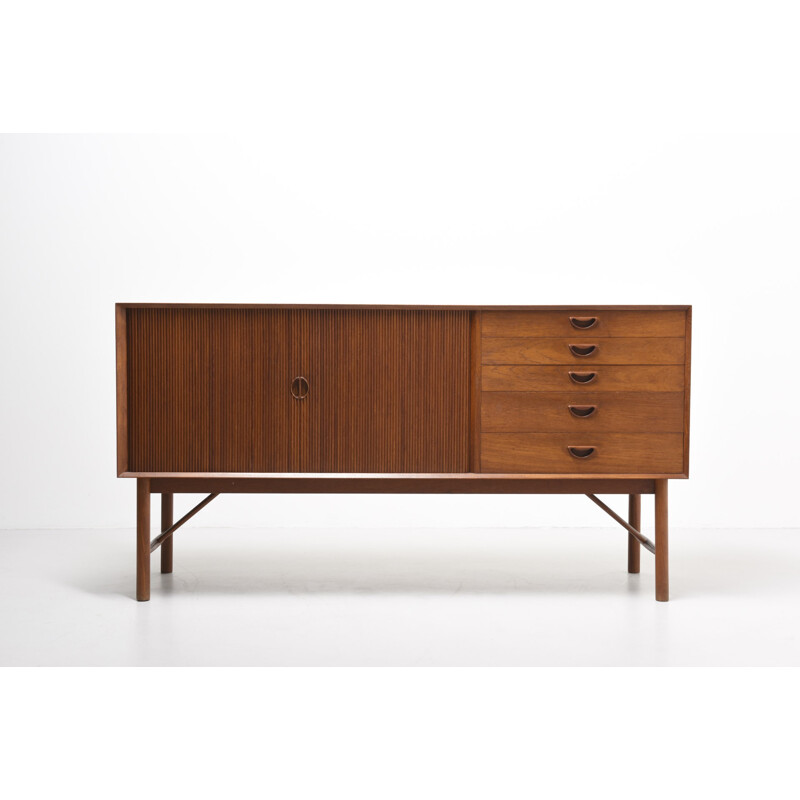 Sideboard drum doors by Peter Hvidt and Molgaard Nielsen - 1950s