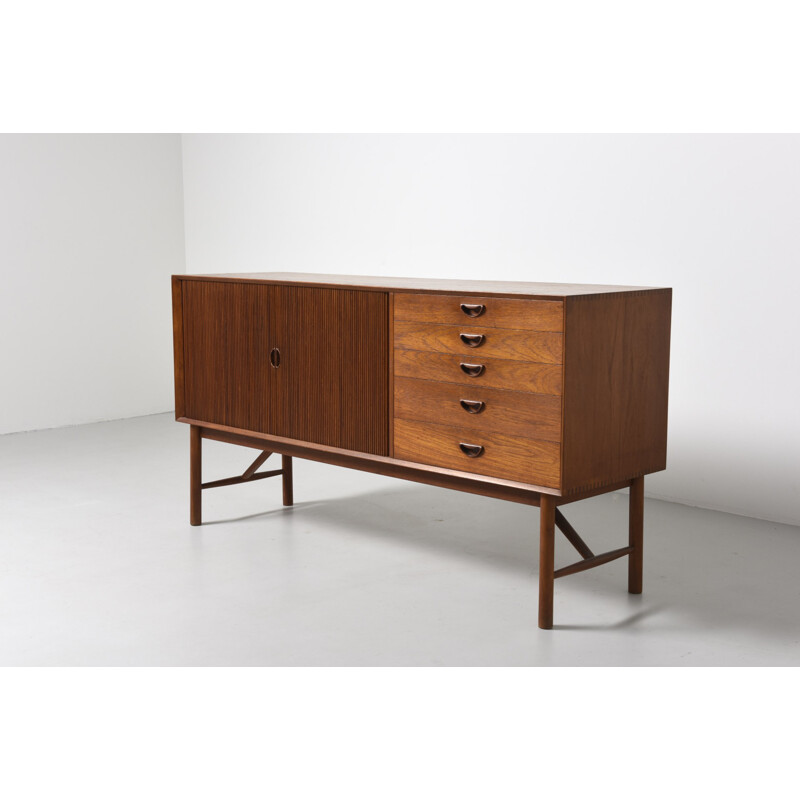 Sideboard drum doors by Peter Hvidt and Molgaard Nielsen - 1950s