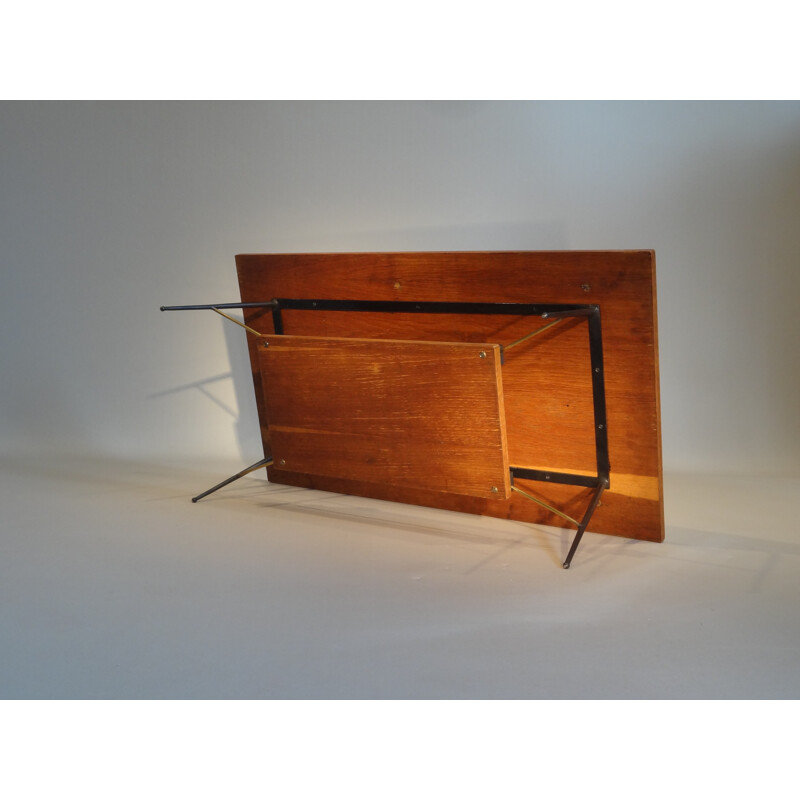 Vintage coffee table in oak - 1950s