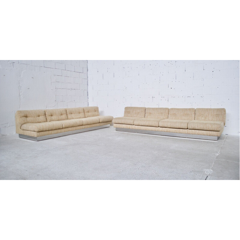 Vintage Sofa by Jacques Charpentier model California - 1970s