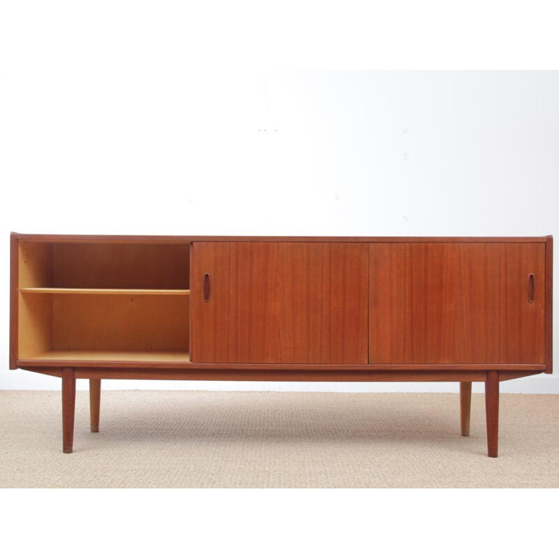 Enfilade scandinave en teck de Nils Jonsson pour Troeds Furniture - 1950