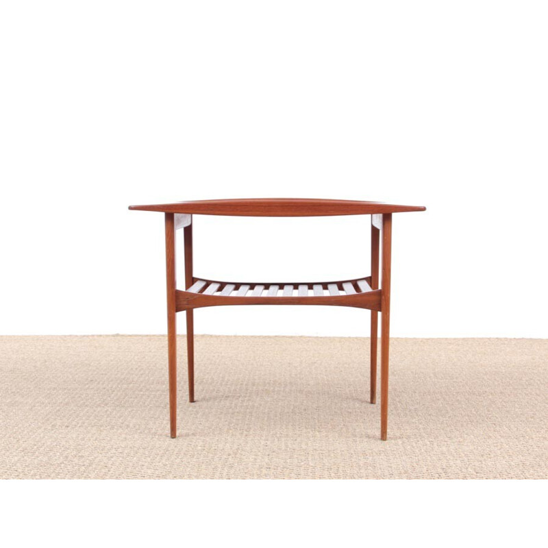 Scandinavian side table in solid teak by Tove and Edvard Kindt-Larsen for France and Søn - 1950s