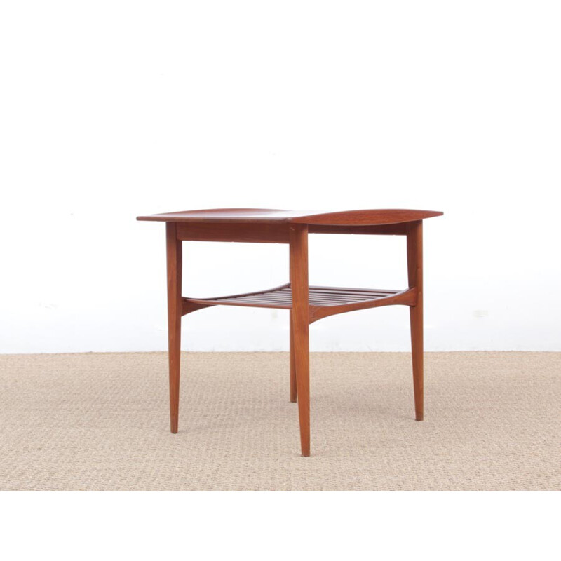 Scandinavian side table in solid teak by Tove and Edvard Kindt-Larsen for France and Søn - 1950s