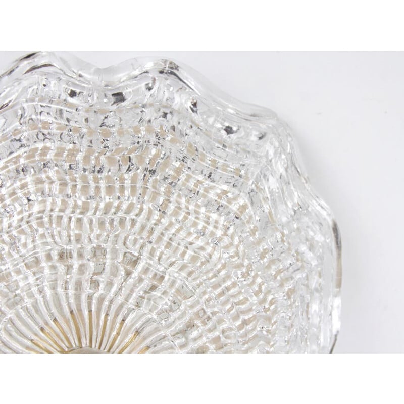 Vintage Scandinavian crystal ceiling lamp by Carl Fagerlund for Orrefors, 1960